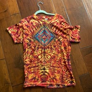 Fire Tie Dye Tee